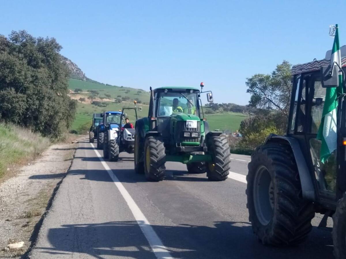 Protestas de los agricultores de la provincia