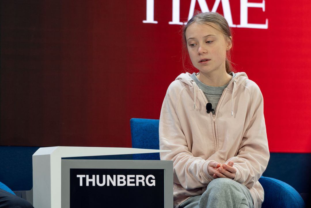 La joven activista sueca, Greta Thunberg