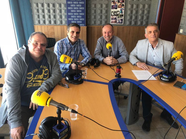 Aitor Morrás, José Vicente Marí Bosó, Joan Serra y Vicent Torres