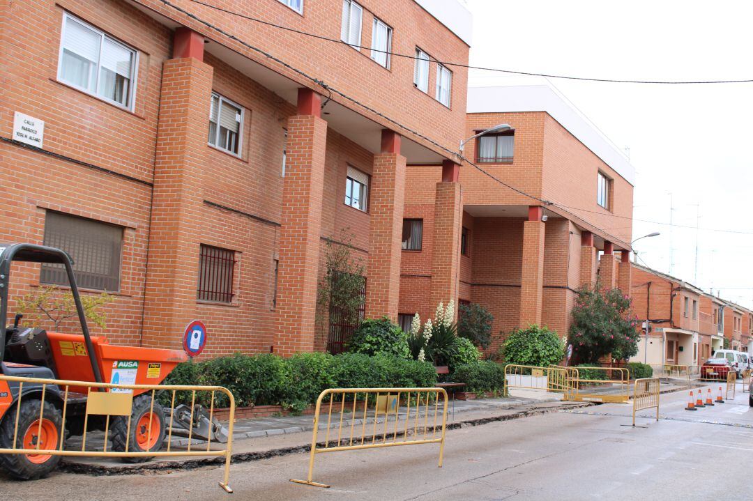 Entrada de la residencia de mayores San Ramón y la Milagrosa