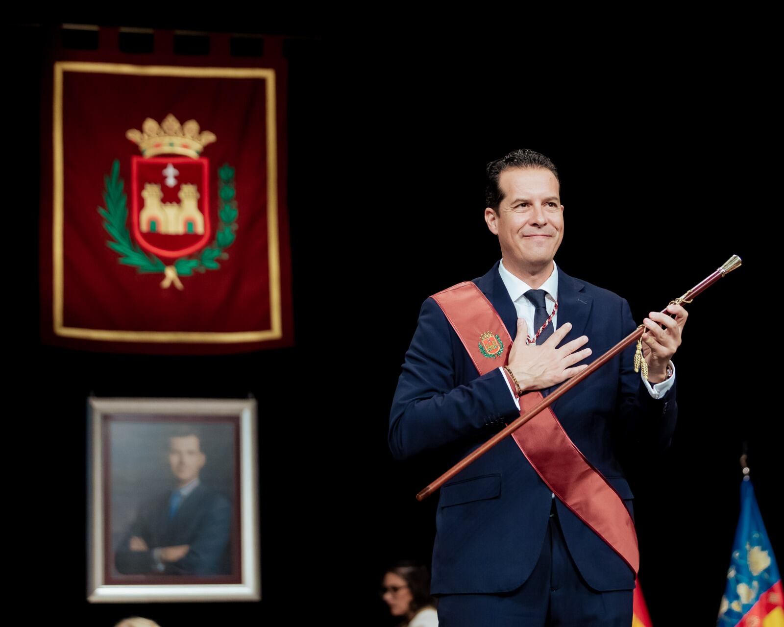 Rubén Alfaro en la Investidura de la nueva Corporación Municipal de Elda