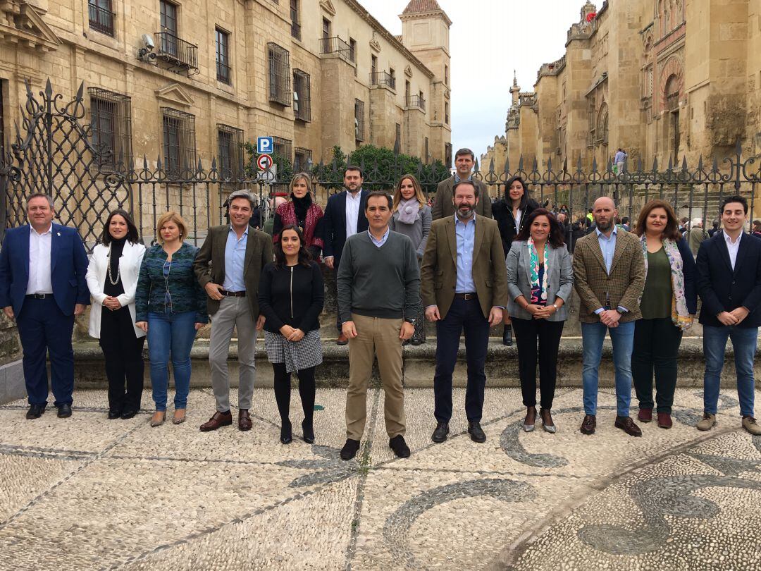 Candidatura del PP cordobés para las elecciones andaluzas