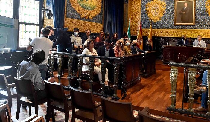 Un momento de la sesión