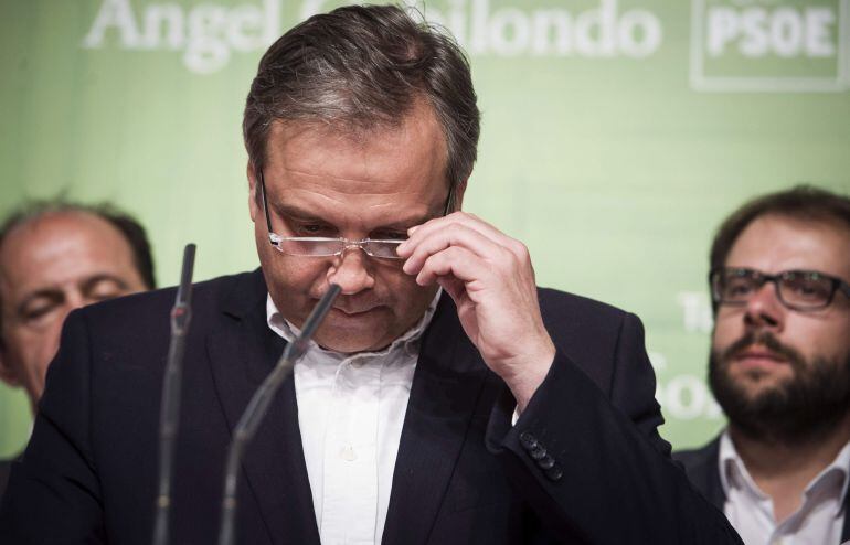 GRA907.- MADRID, 24/05/15.- Antonio Miguel Carmona, candidato del PP a la Alcaldía de Madrid, antes de comentar los resultados electorales. EFE/Luca Piergiovanni