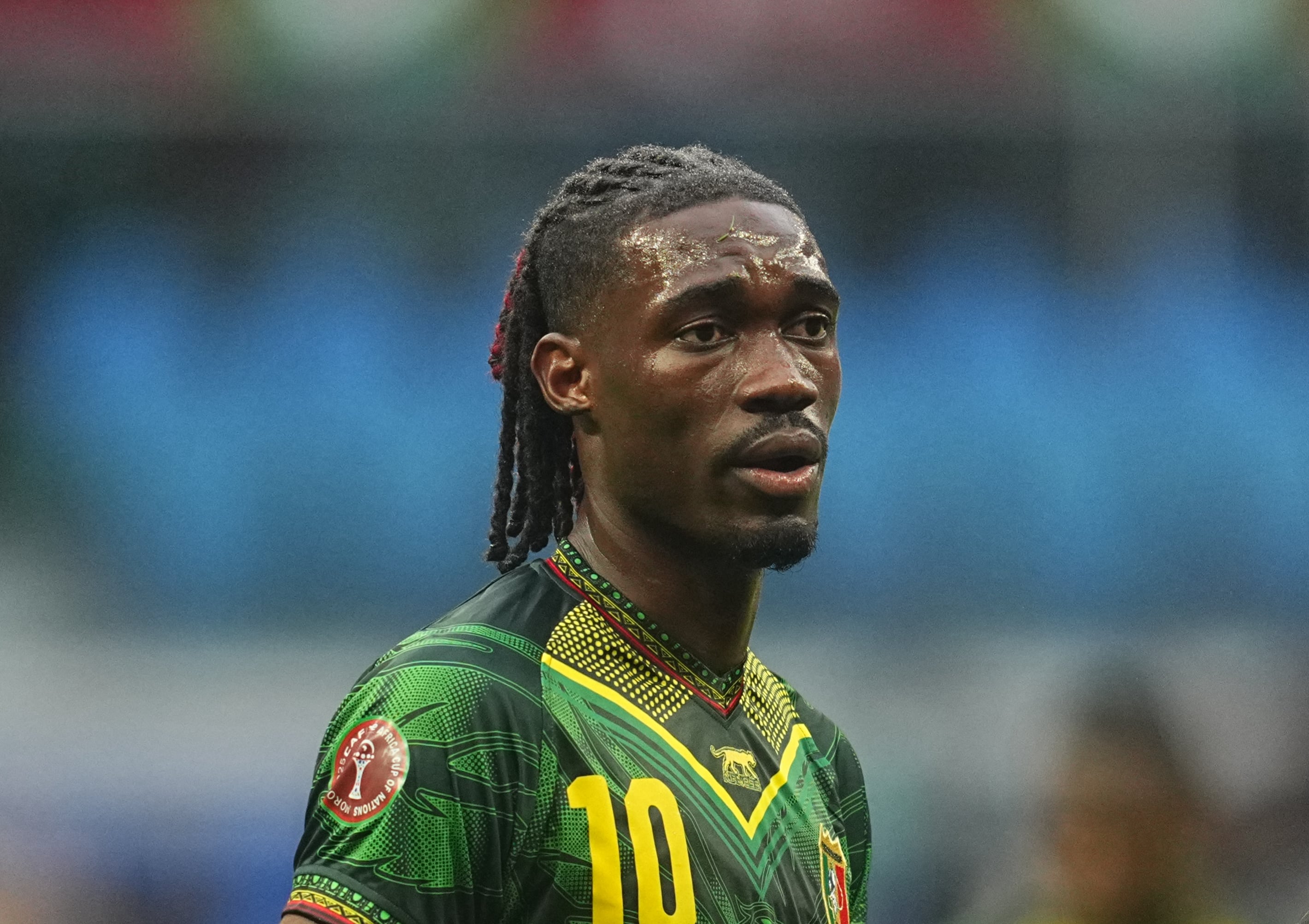 Yves Bissouma durante los cuartos de final frente a Senegal