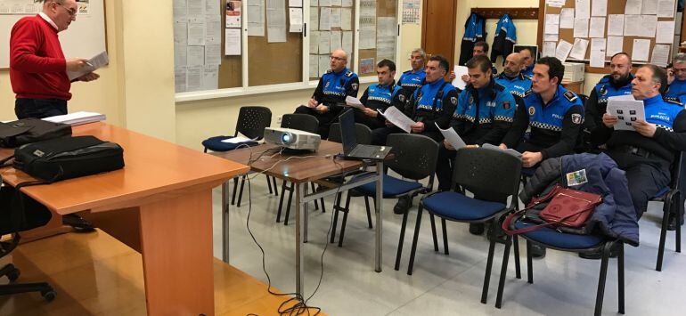 Policías que han participado en la acción formativa