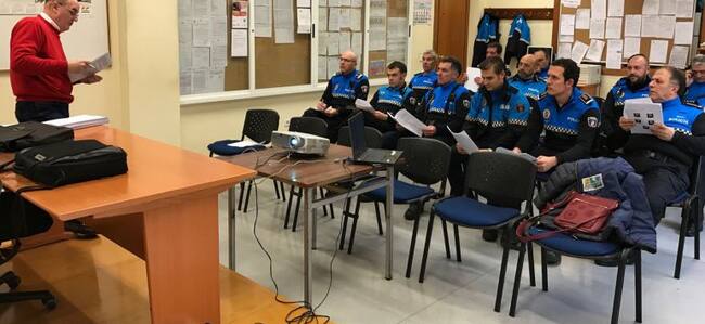 Policías que han participado en la acción formativa