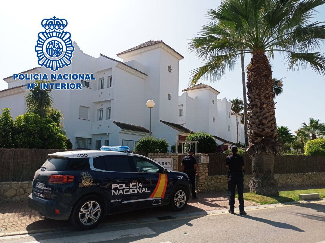 Edificio donde tuvieron que intervenir los agentes