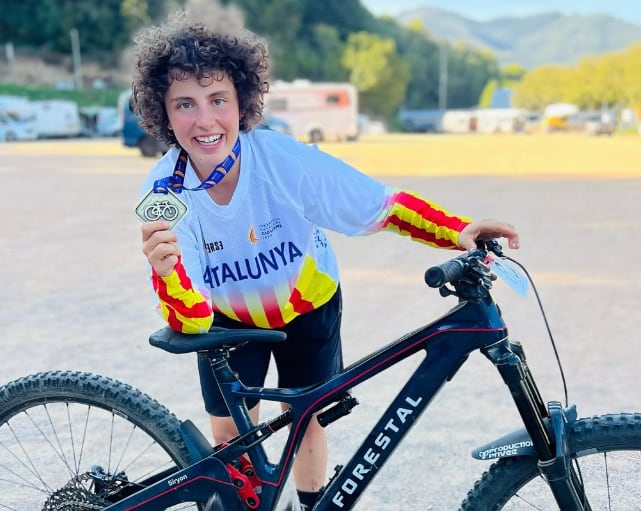 Ares Masip va ser campiona de BTT de Catalunya el 2023