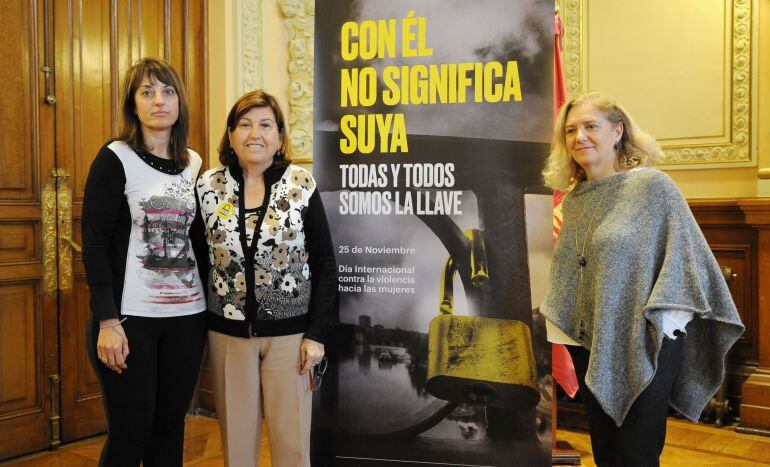 Foto de la presentación de la campaña &quot;Con él no significa suya&quot;