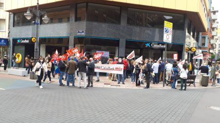 Los trabajadores protestan en León