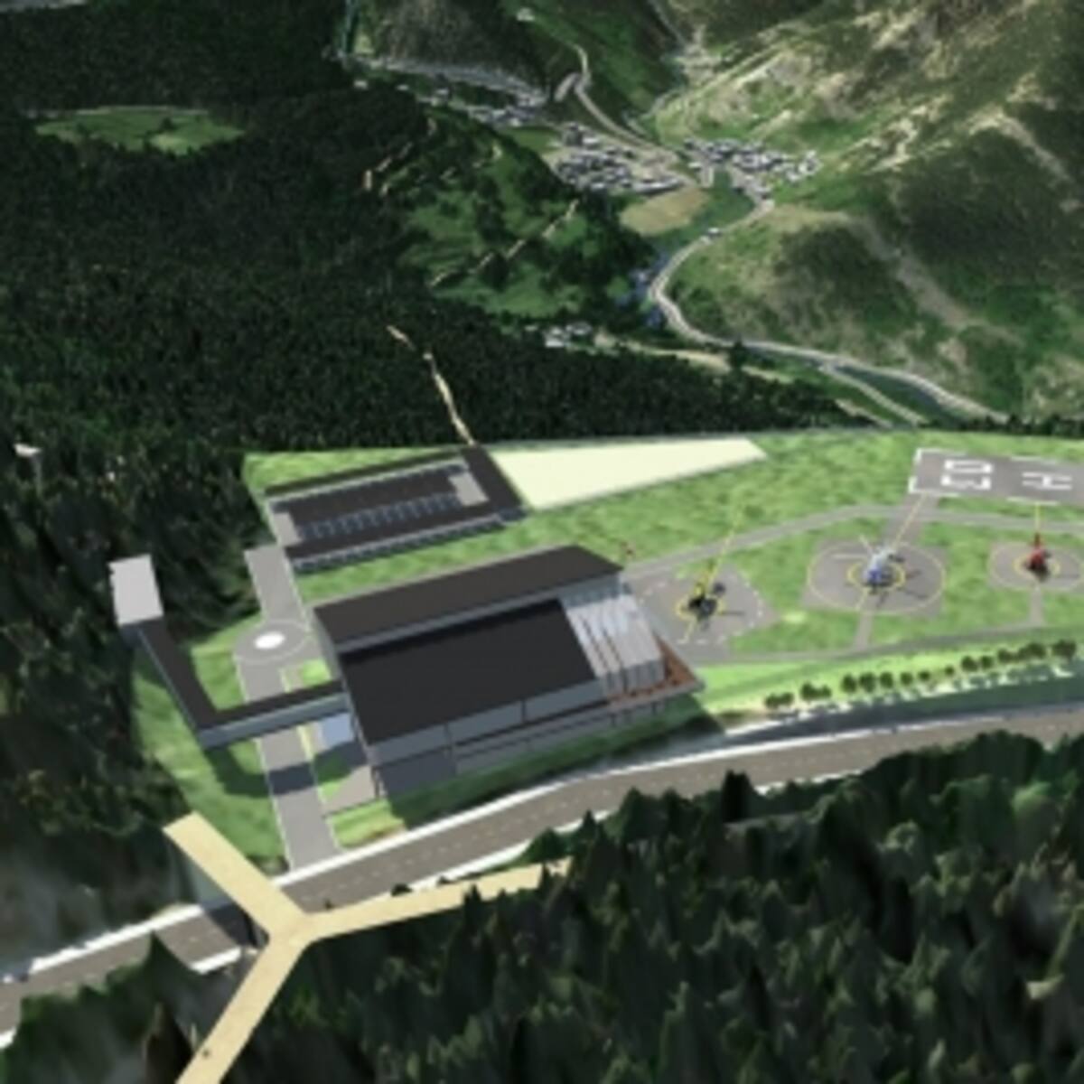 El Govern abona 1,3 milions d'euros més per acabar l'Heliport Nacional