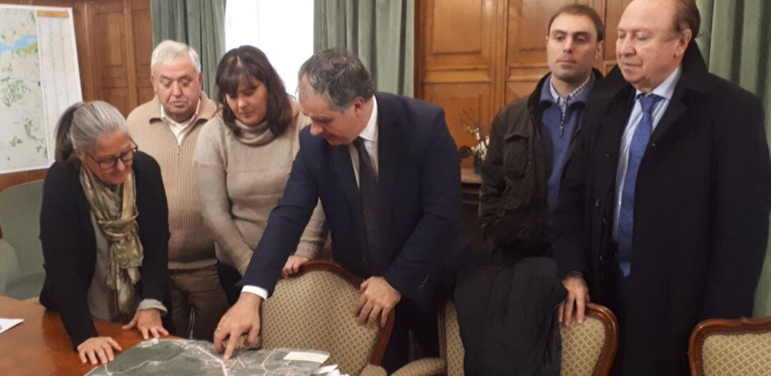 Subdelegada y alcaldesa supervisan los trabajos