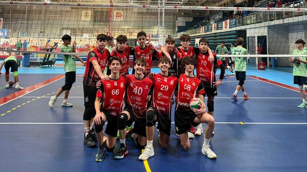 Los cadetes del CV Xàtiva, entre los mejores de España