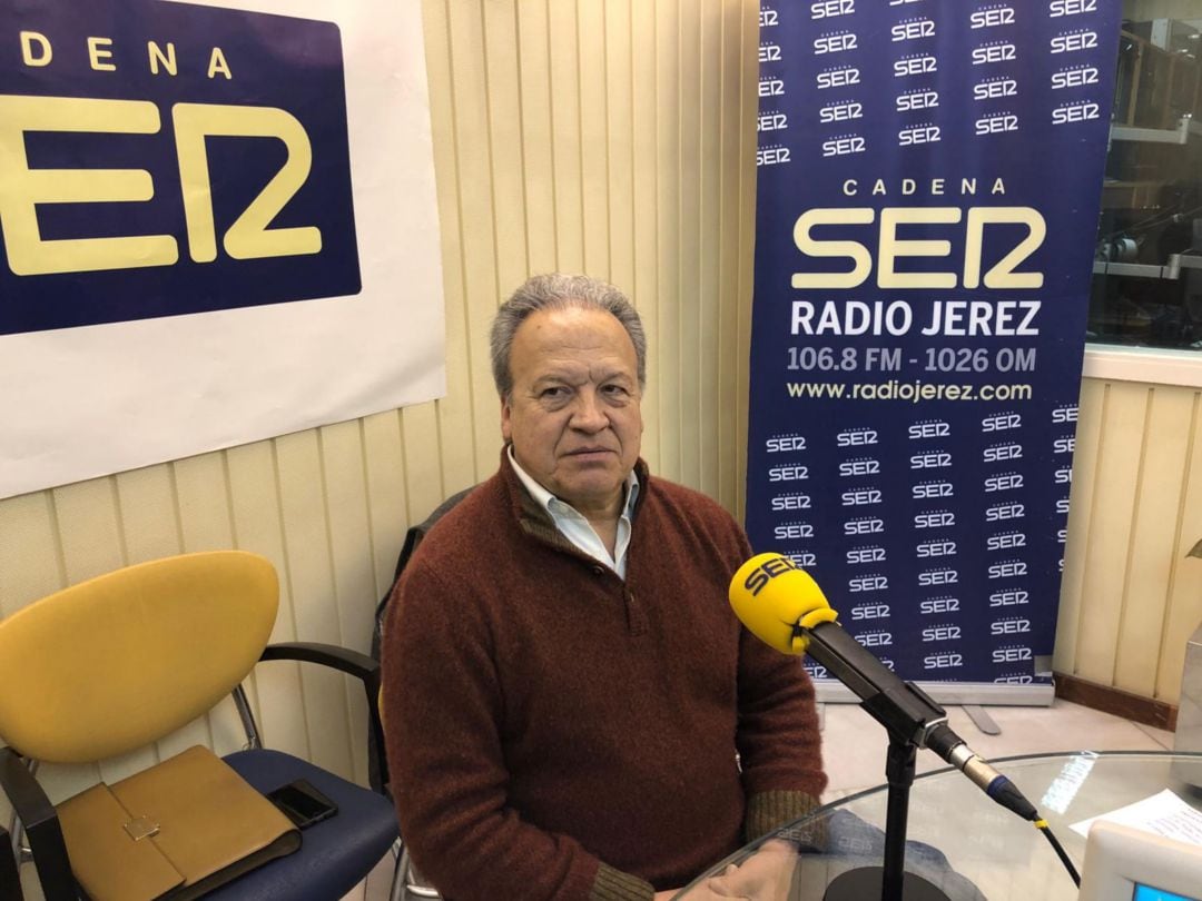 Pedro Pacheco en una entrevista en Radio Jerez