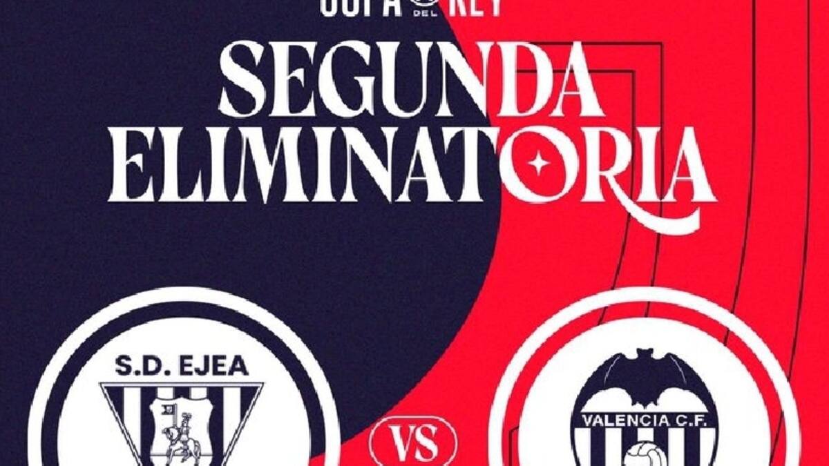 El Valencia CF se medirá al Ejea en la segunda ronda de la Copa del Rey
