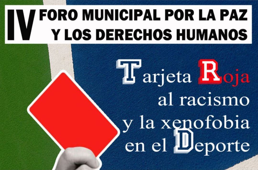 Cartel de la jornada por la paz en Almería.