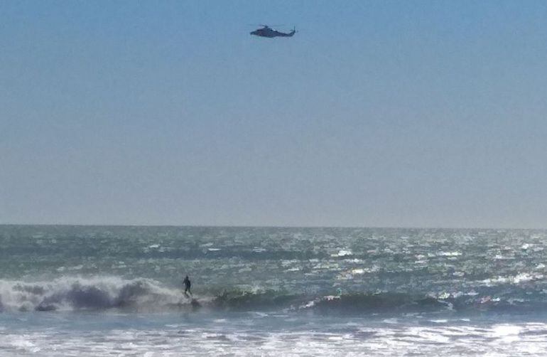 Dispositivo de búsqueda del kitesurfista en Cortadura