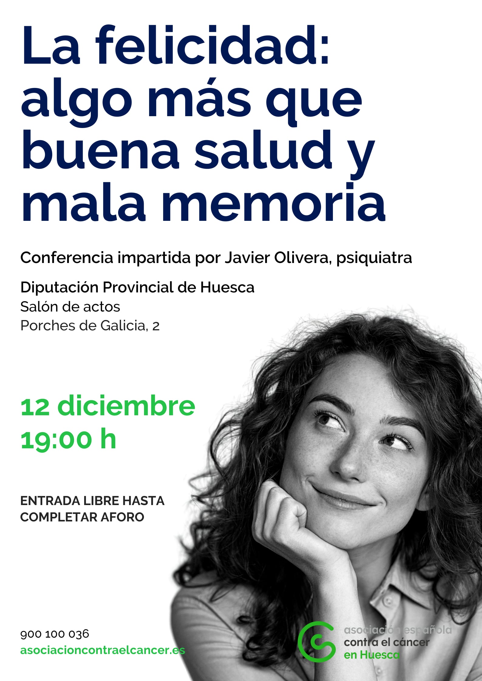 Cartel de la charla de este lunes en la DPH