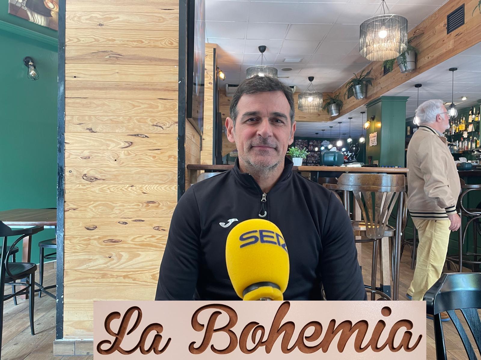 Javi Porras, exjugador del Alcoyano en La Bohemia