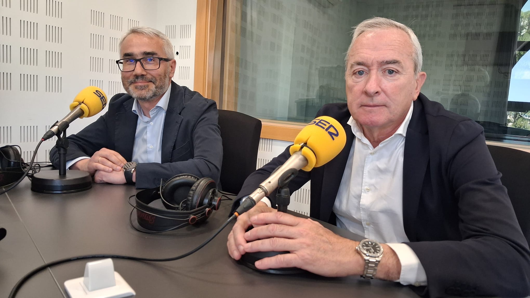 Florentino Macarro (i), Director de Desarrollo Internacional, y Jesus Ajuria,Senior Advisor de Contenur