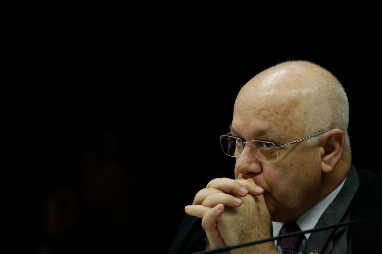 Fotografía de archivo del juez de la Corte Suprema de Brasil Teori Zavascki. Zavascki, relator de la operación Lava Jato, que investiga el mayor caso de corrupción del país