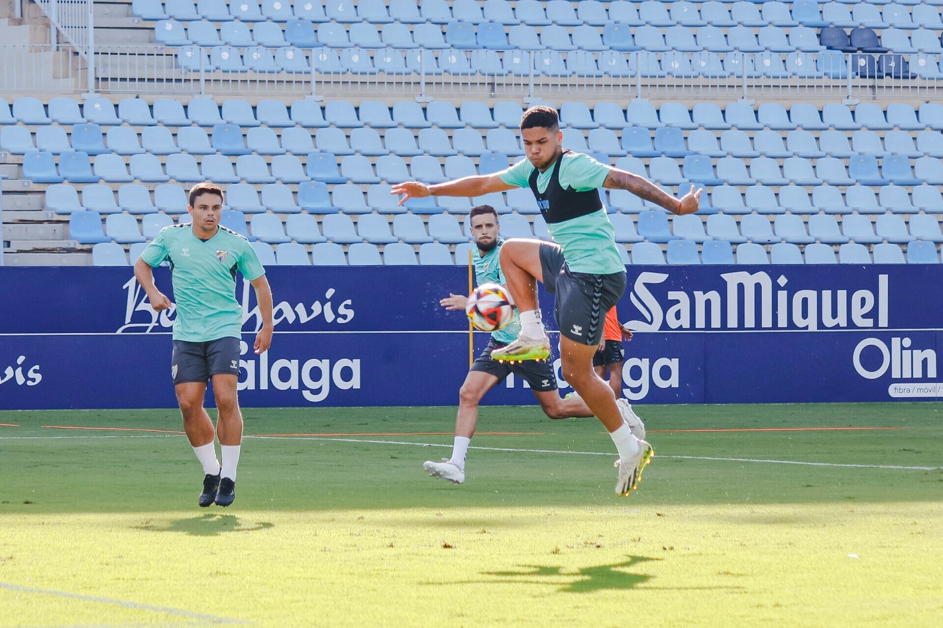 El Málaga ultima su preparación para el encuentro del domingo contra el Recreativo