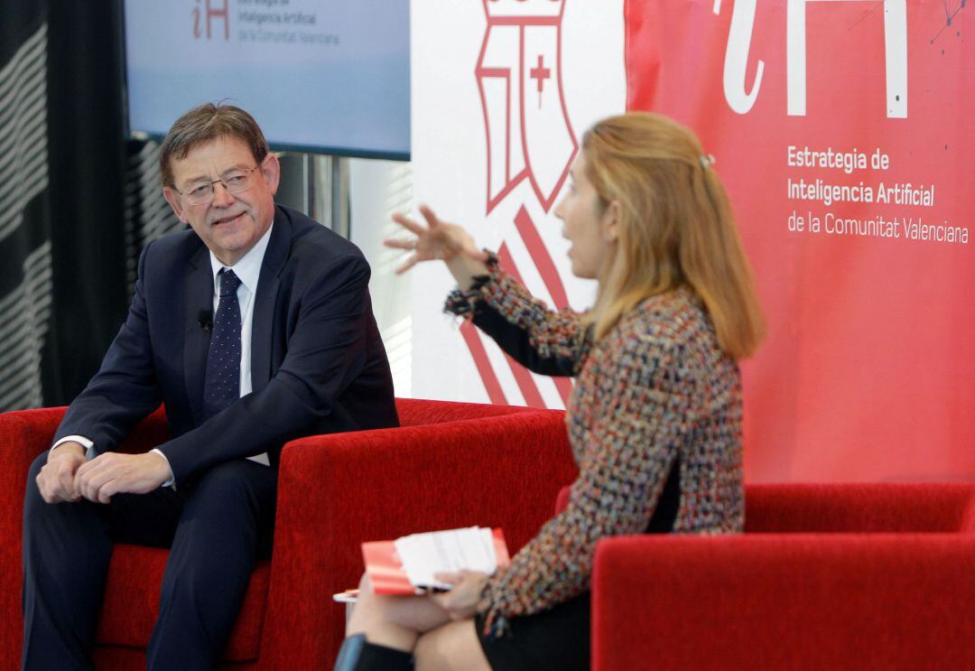 Ximo Puig y Nuria Oliver