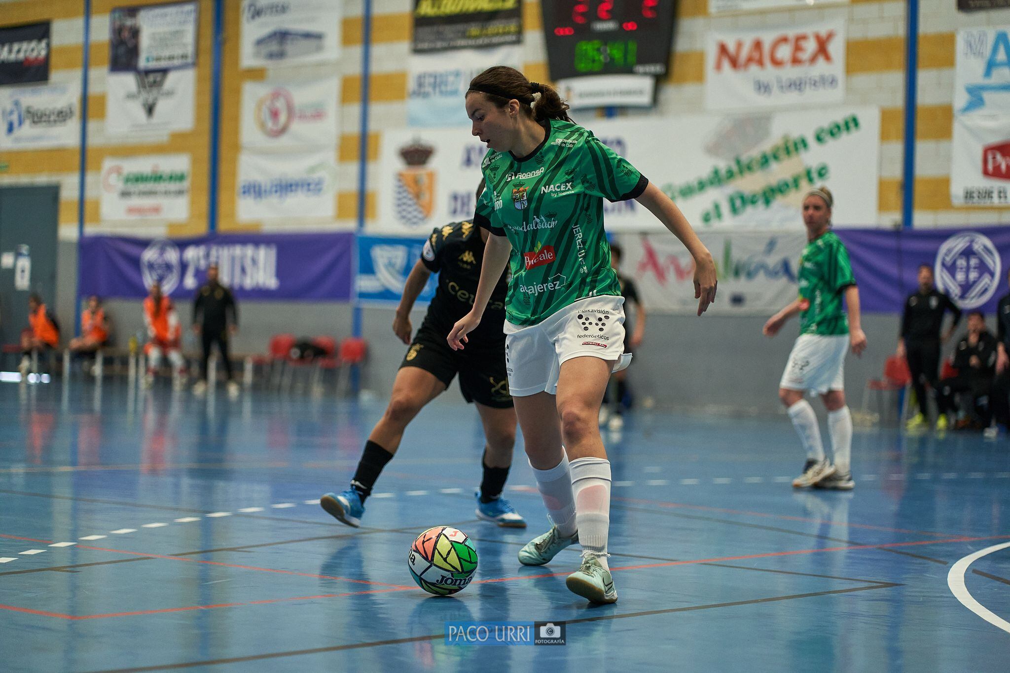 Eu durante un partido en el Jerónimo Osorio esta temporada