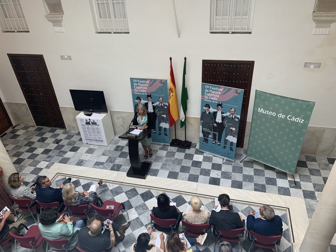 Presentación del Festival de Música Española de Cádiz en la Casa Pinillos