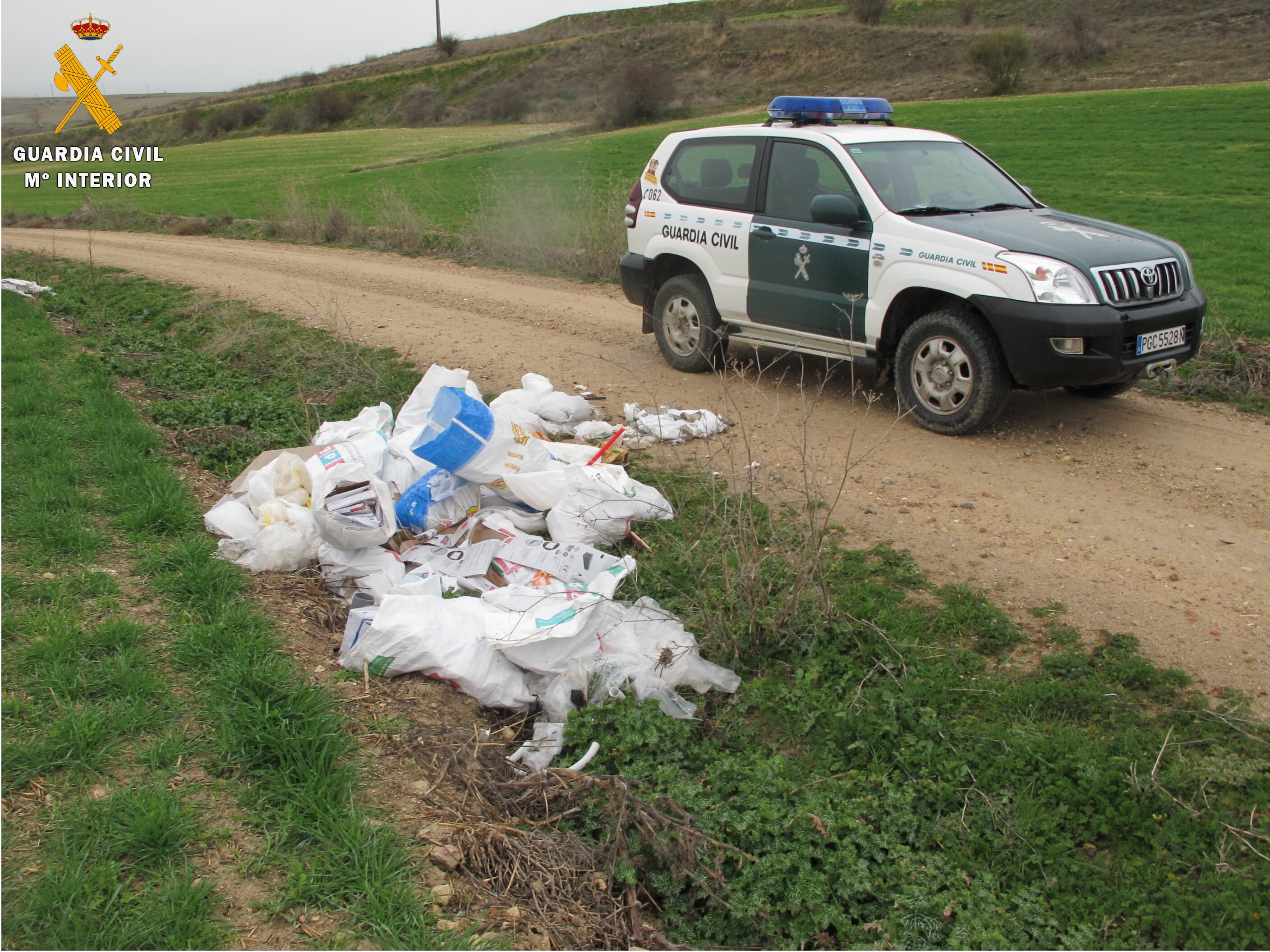 Imagen de uno de los vertidos en Segovia