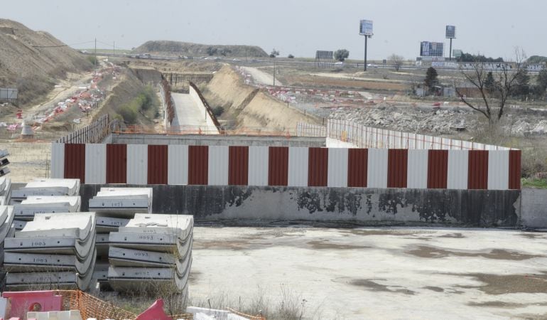 Obras inacabadas del tren Móstoles-Navalcarnero