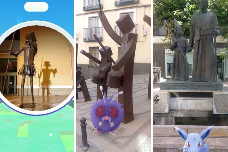 Distintos escenarios de Cuenca donde hemos encontrado &#039;Pokemons&#039;.