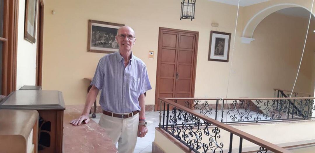 Pepe Ravelo, en la sede de Radio Jerez-Cadena SER