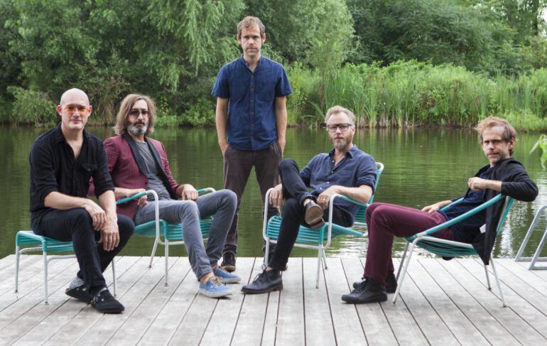 The National en una fotografía promocional de su nuevo álbum de estudio