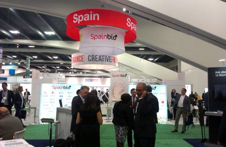 Expositor español en la feria &quot;Bio International Convention&quot; de San Francisco(EEUU)