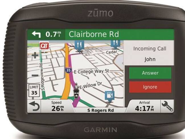 Un GPS de la marca Garmin ideal para viajar en moto