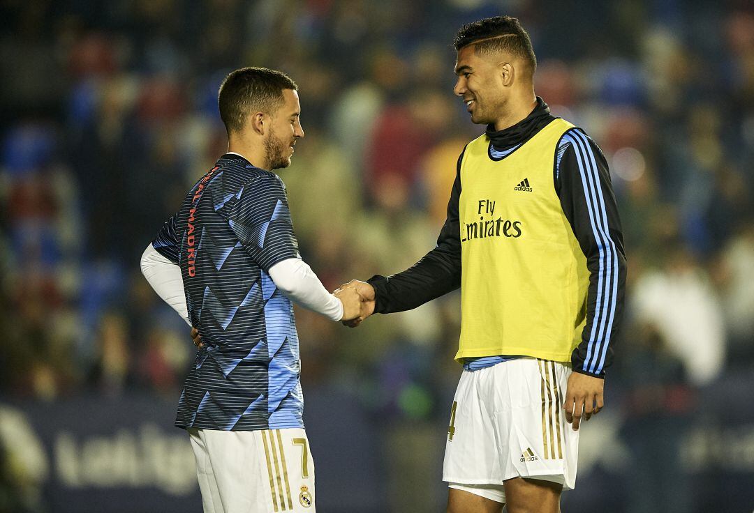 Hazard y Casemiro han dado positivo por coronavirus. 