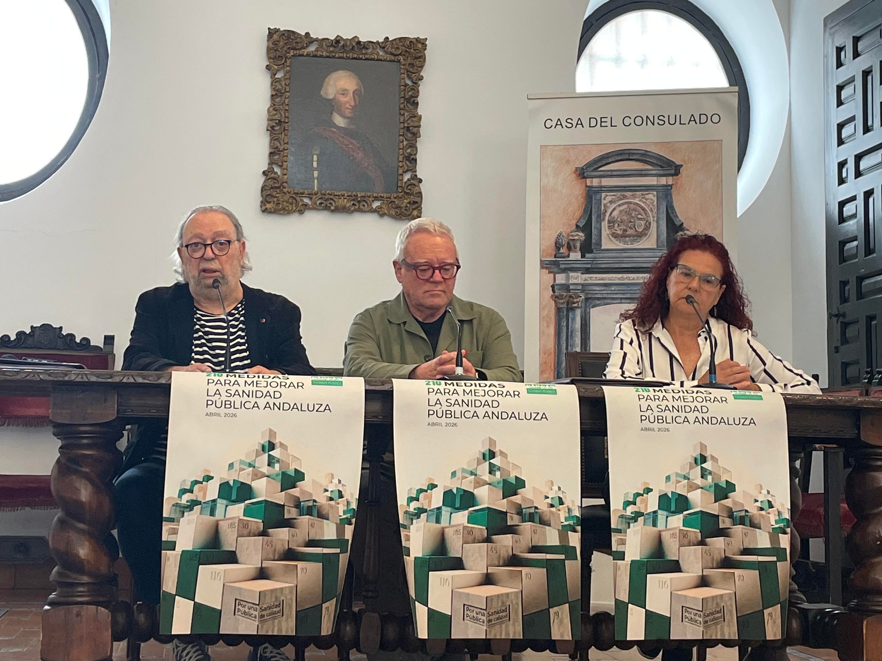 Un momento de la rueda de prensa este lunes en Málaga