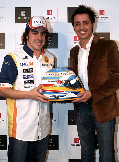 Fernando Alonso, durante un acto promocional