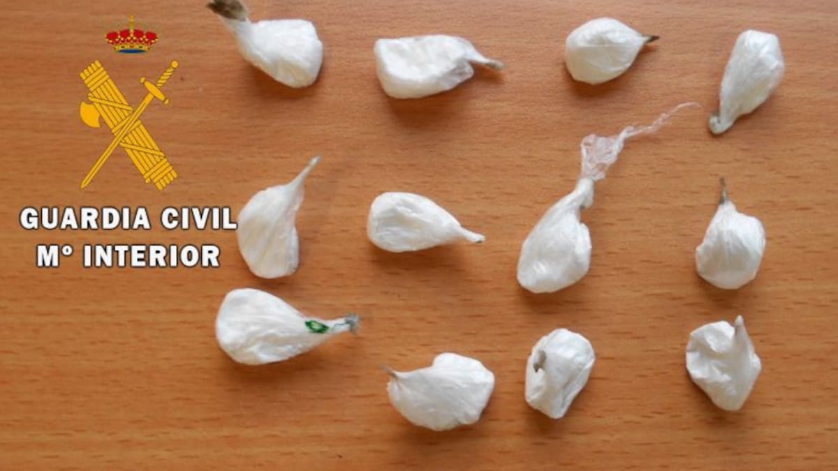 De Portugal a Suiza con 8'5 gramos de cocaína