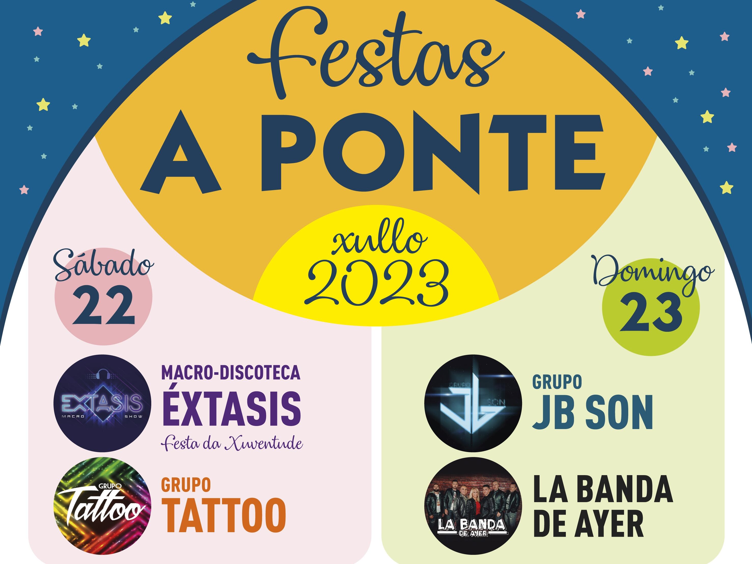 Las fiestas de A Ponte arrancan mañana sábado 22