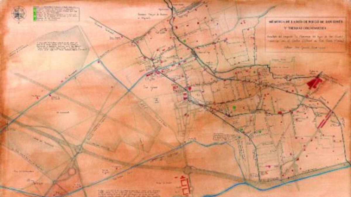 Entrevista a Antonio J. García Cano, encargado de dibujar los mapas de La memoria del agua de San Ginés