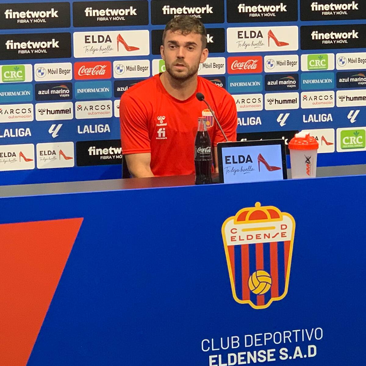 Mario Soberón, futbolista del Eldense: "Estamos en el buen camino, pero todavía queda mucho"