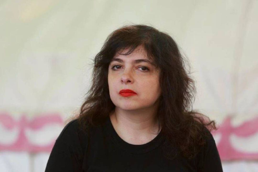 Mariana Enríquez, escritora argentina, en el Festival Internacional del Libro de Edinburgh, 15 de agosto de 2017