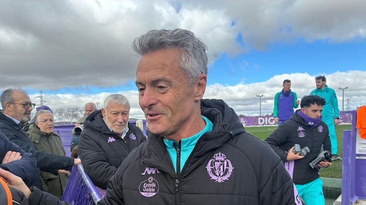 Fran Escribá en la previa ante el Málaga