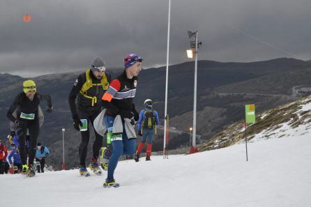 Tomás Cuartero en el IV Campeonato de España de Snow Running