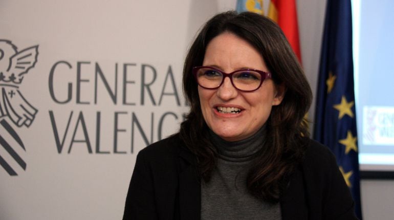 Mónica Oltra, en la referencia del Pleno del Consell del 27 de noviembre