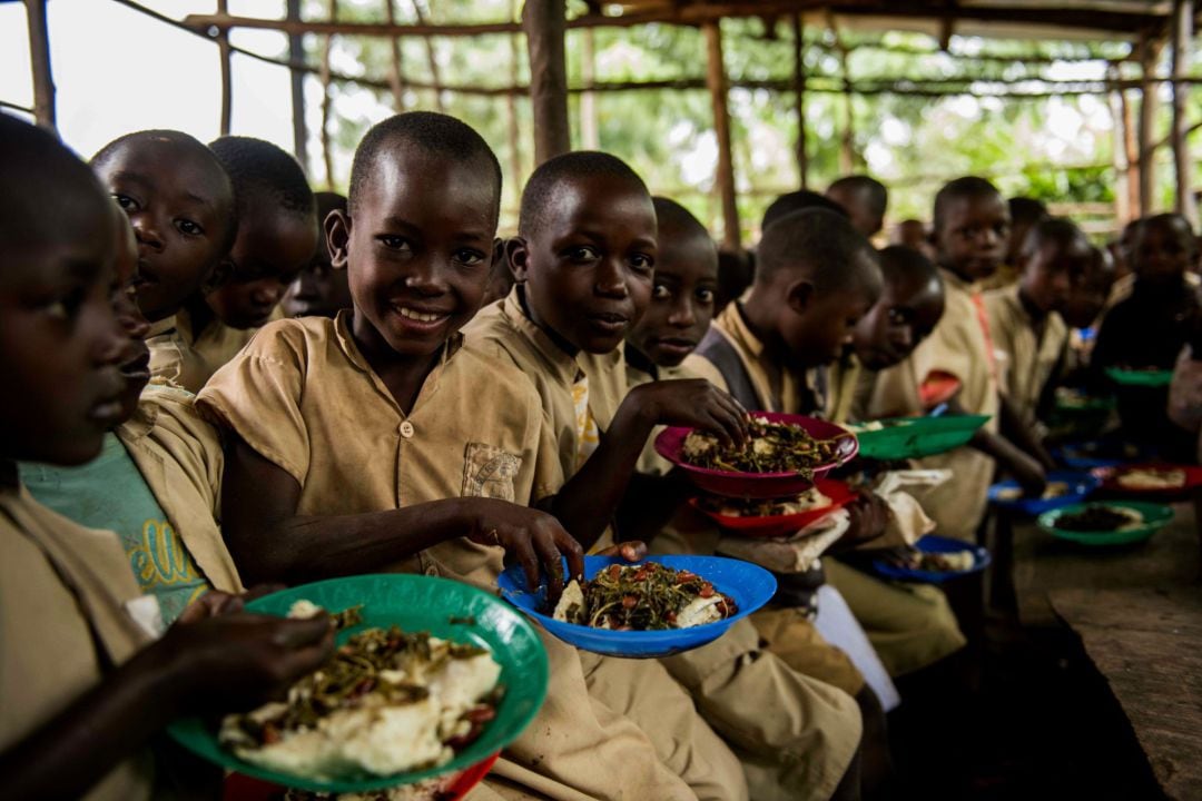 Un comedor escolar apoyado por el PMA en Burundi.