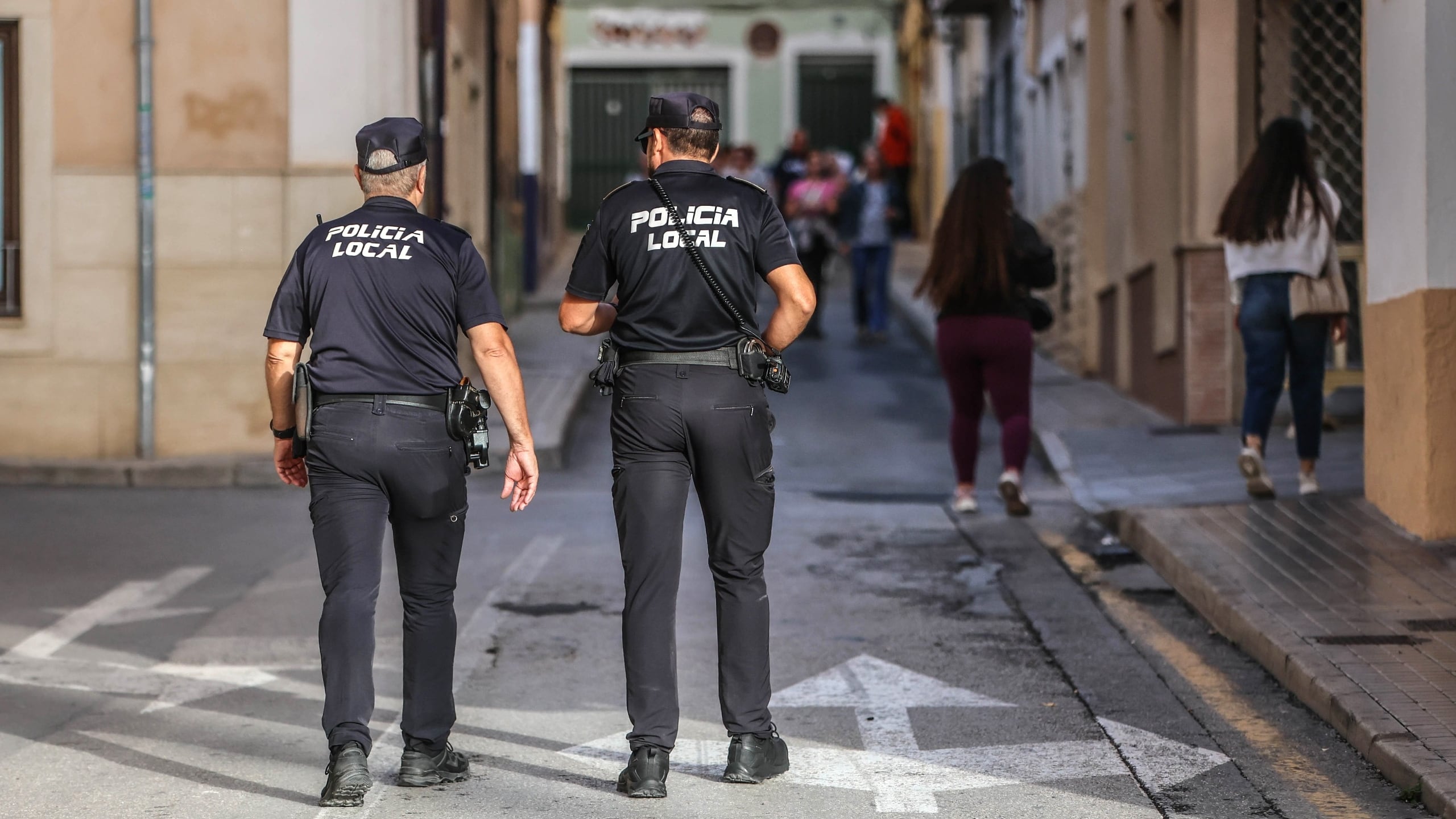 Imagen de archivo de agentes de la Policía Local de Petrer